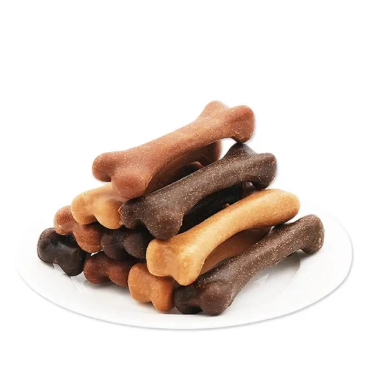 تشویقی دنتال طرح استخوان 9گرمی گوشت و شیر بسته بندی 100گرمی us pet